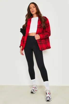 Red Check Trucker Jacket