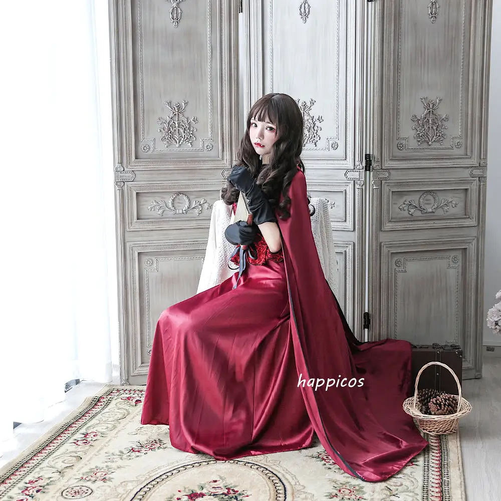 Red Riding Hood Vampire cosplay costume Halloween dress