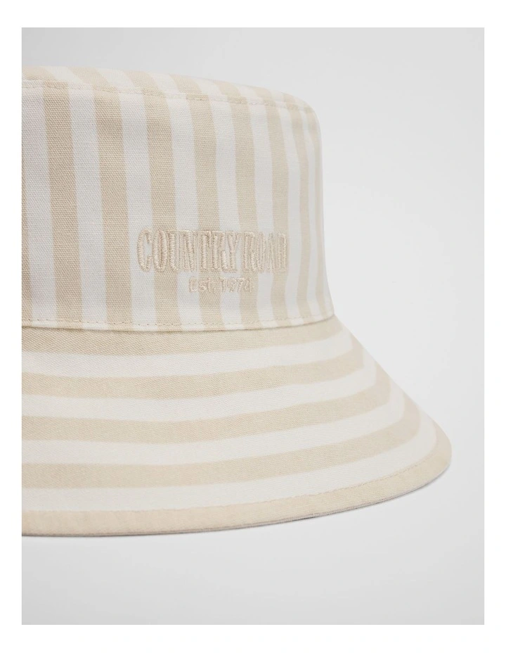 Reversible Bucket Hat in Shell