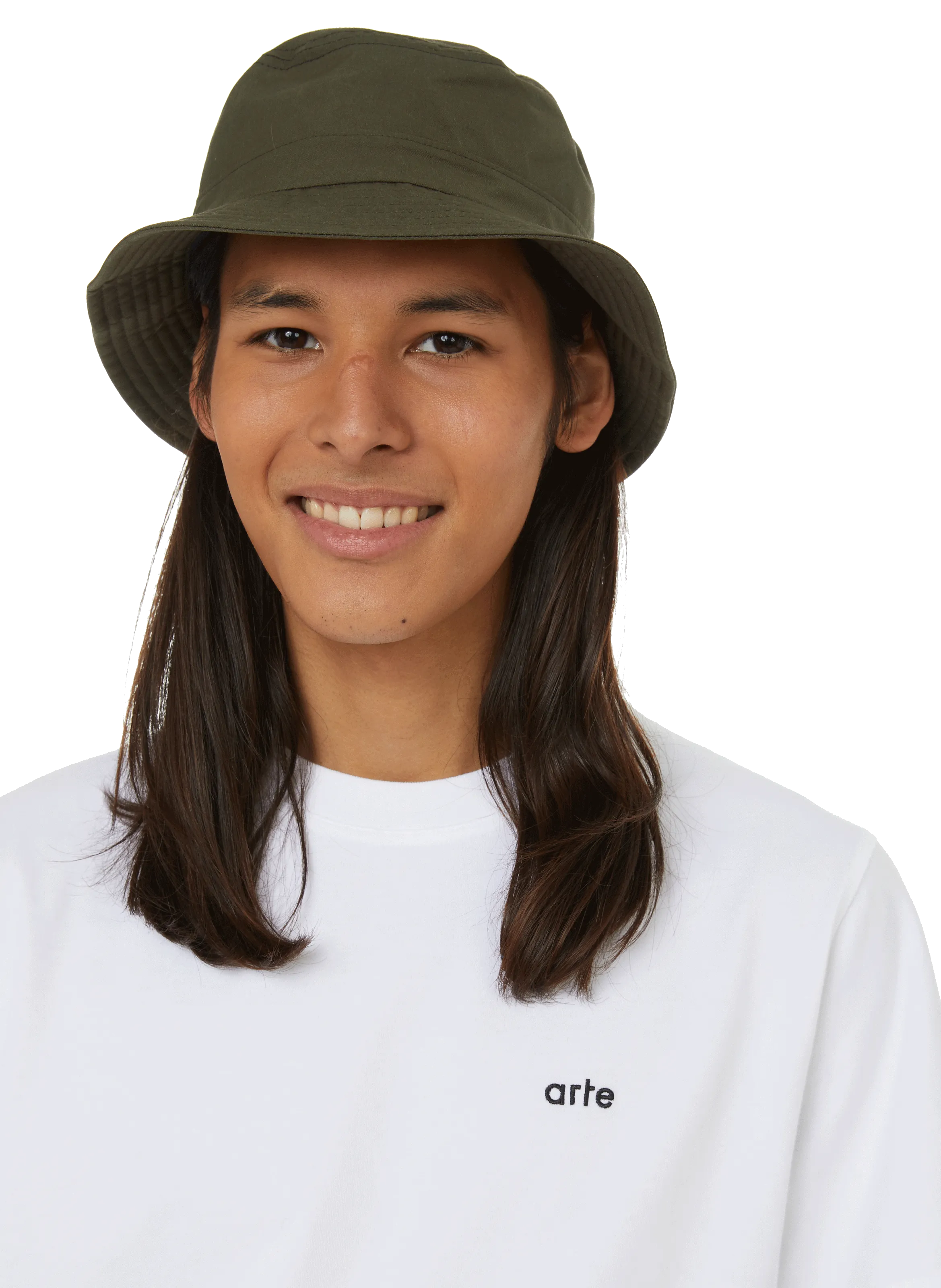 Saison 1865  Cotton bucket hat - Green