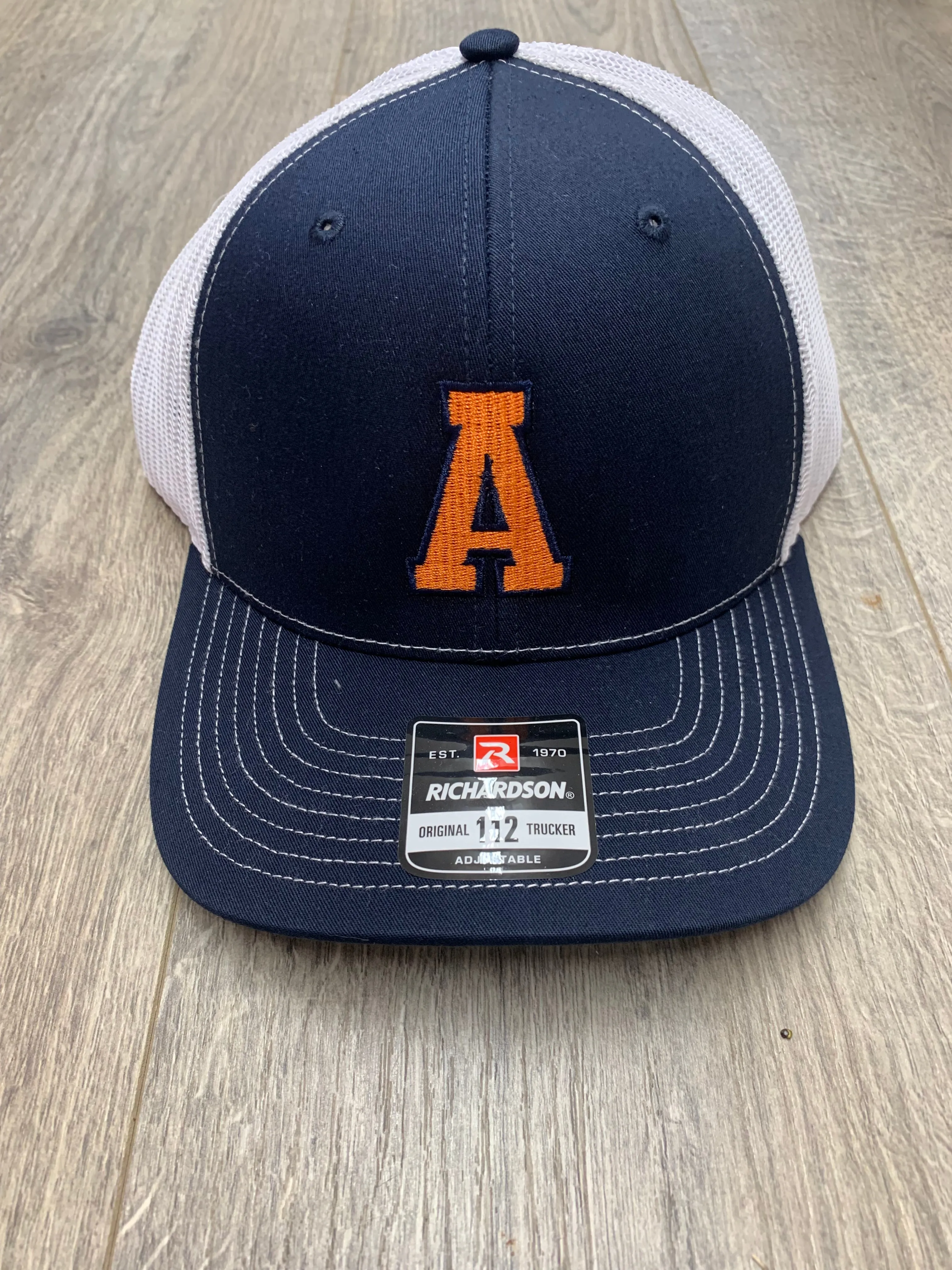 Scarlet Old School Auburn A Hat