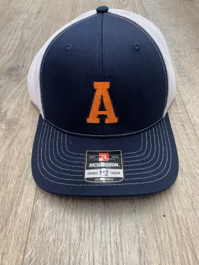 Scarlet Old School Auburn A Hat