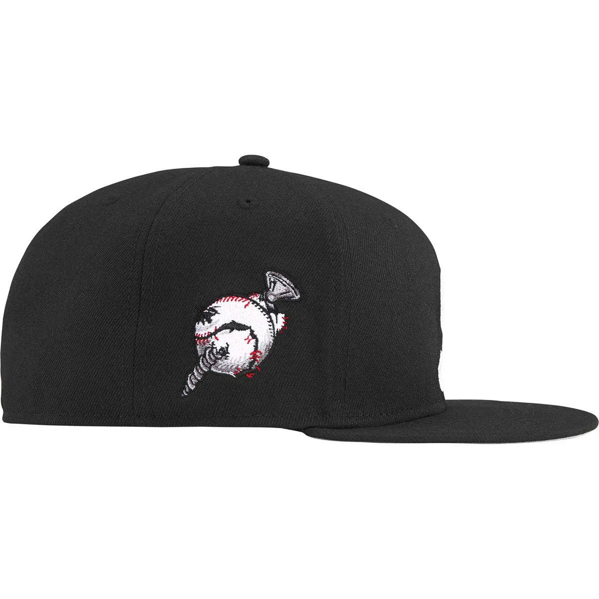 Screw Ball S Logo New Era Hat (Black)