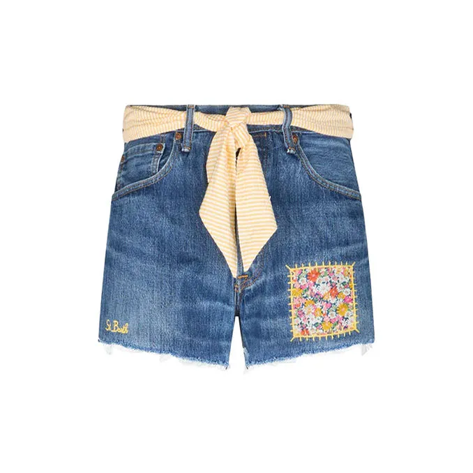 SHORTS ARIZONA Woman Denim Libby Stripe 