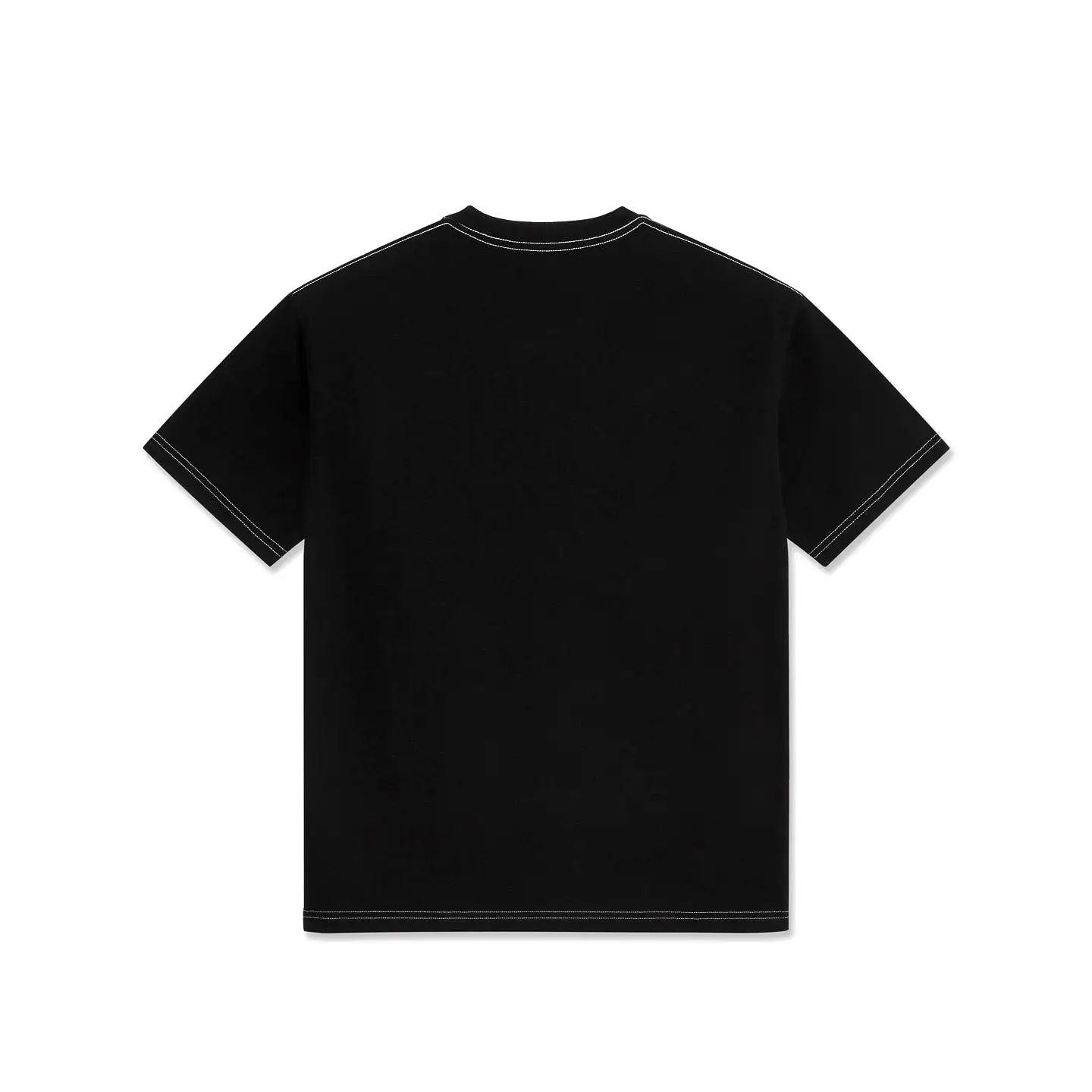 Small Atlas Contrast Stitch Tee (Black)