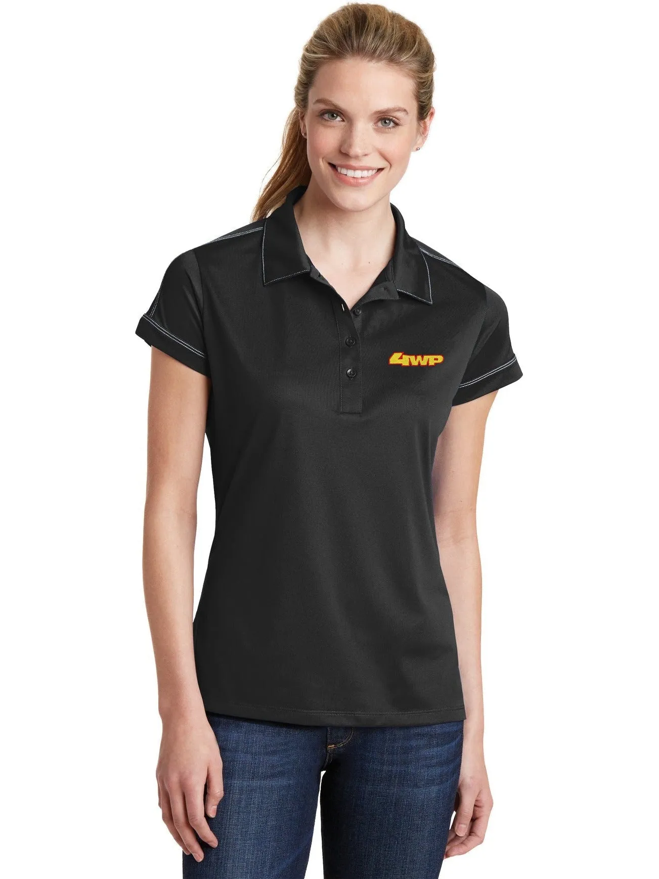 Sport-Tek Ladies Contrast Stitch Polo