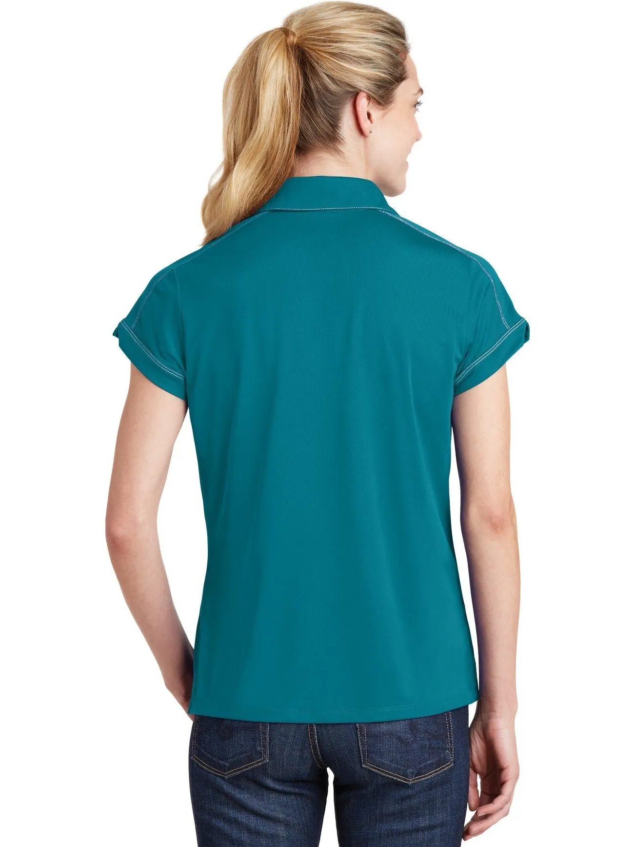 Sport-Tek Ladies Contrast Stitch Polo