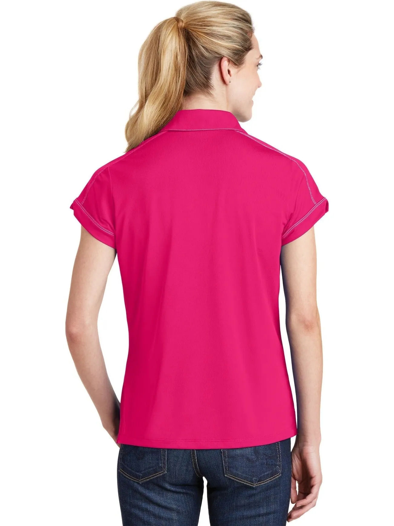 Sport-Tek Ladies Contrast Stitch Polo