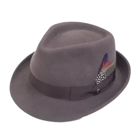 Stetson Elkader Trilby Hat in Tan