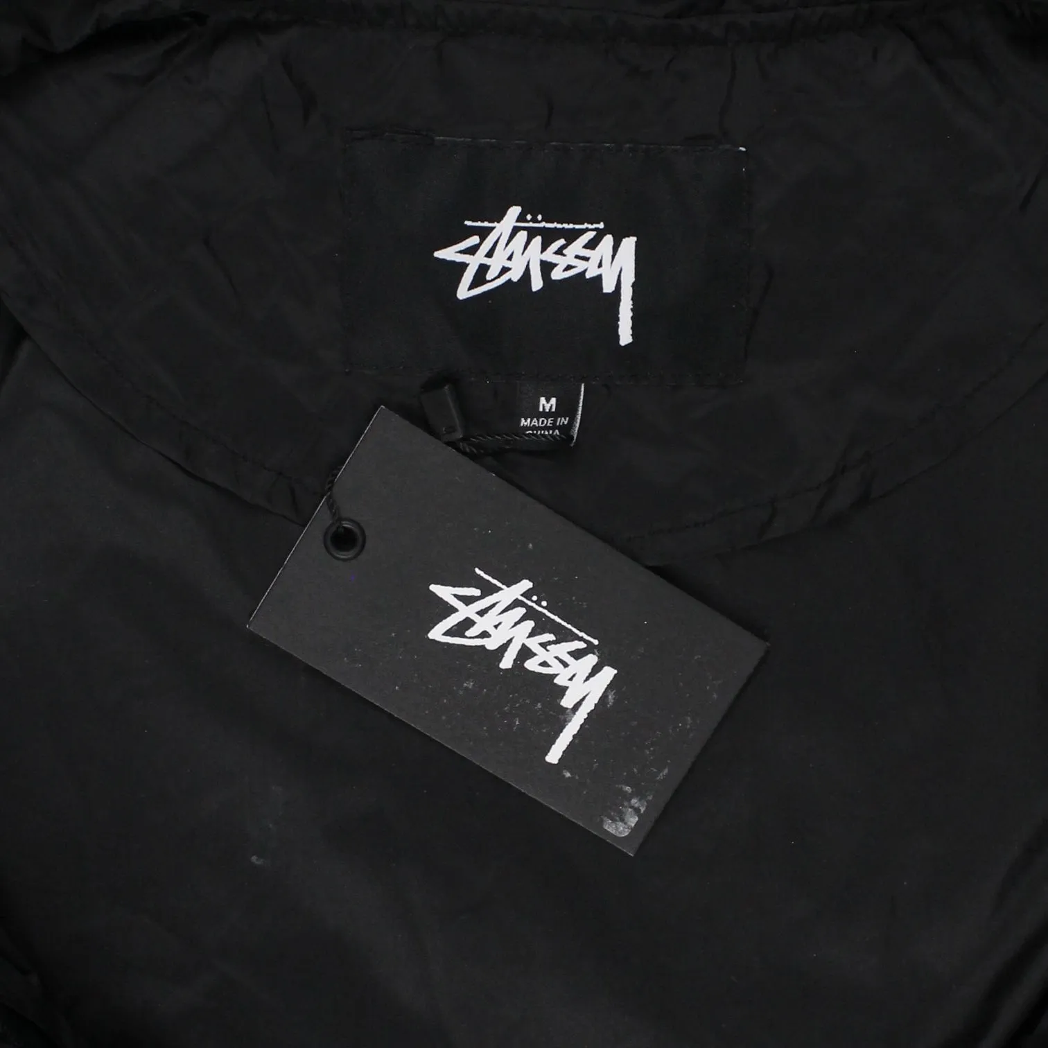 Stussy Black Sport Nylon Jacket