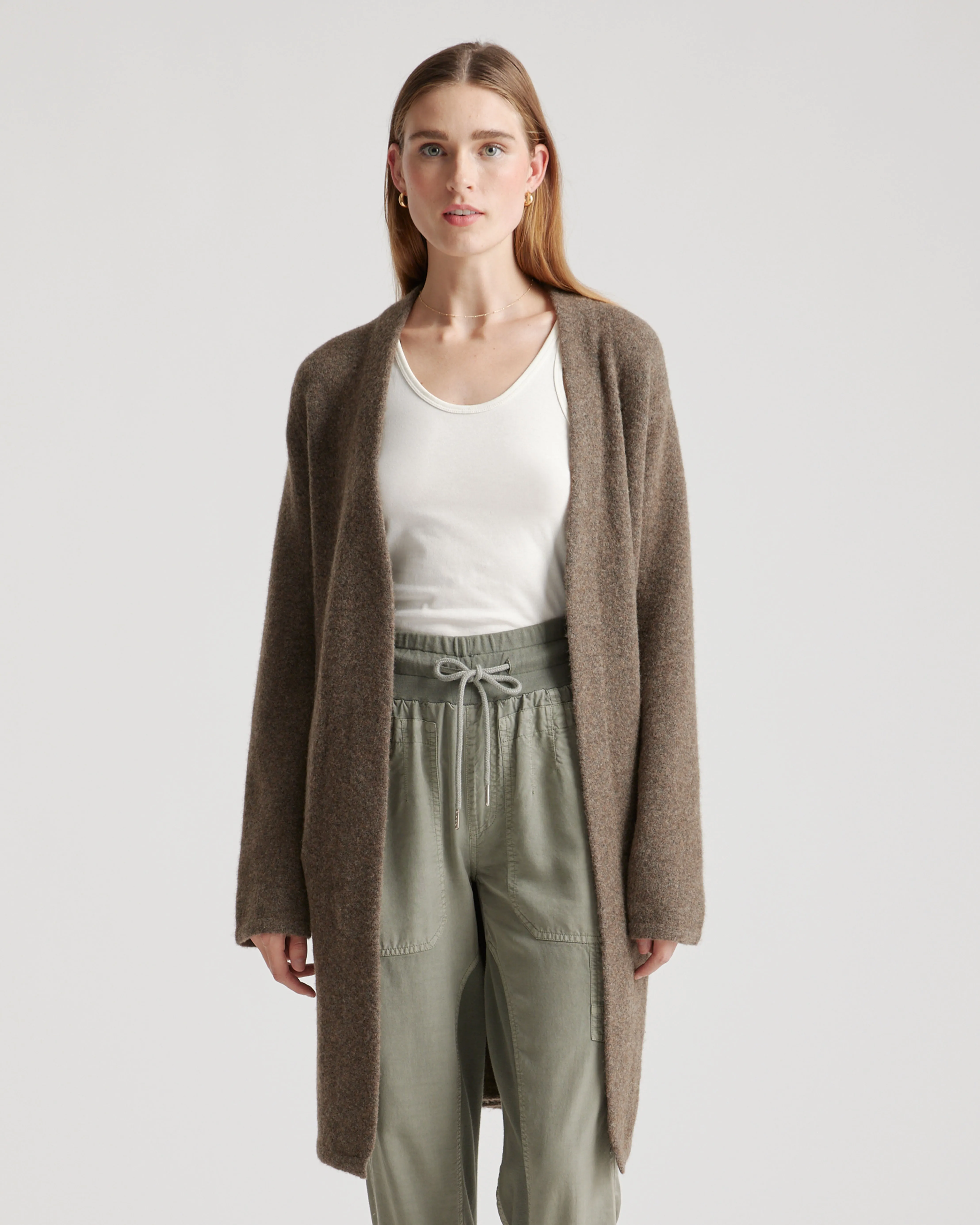 Superfine Merino Wool Sweater Coat 