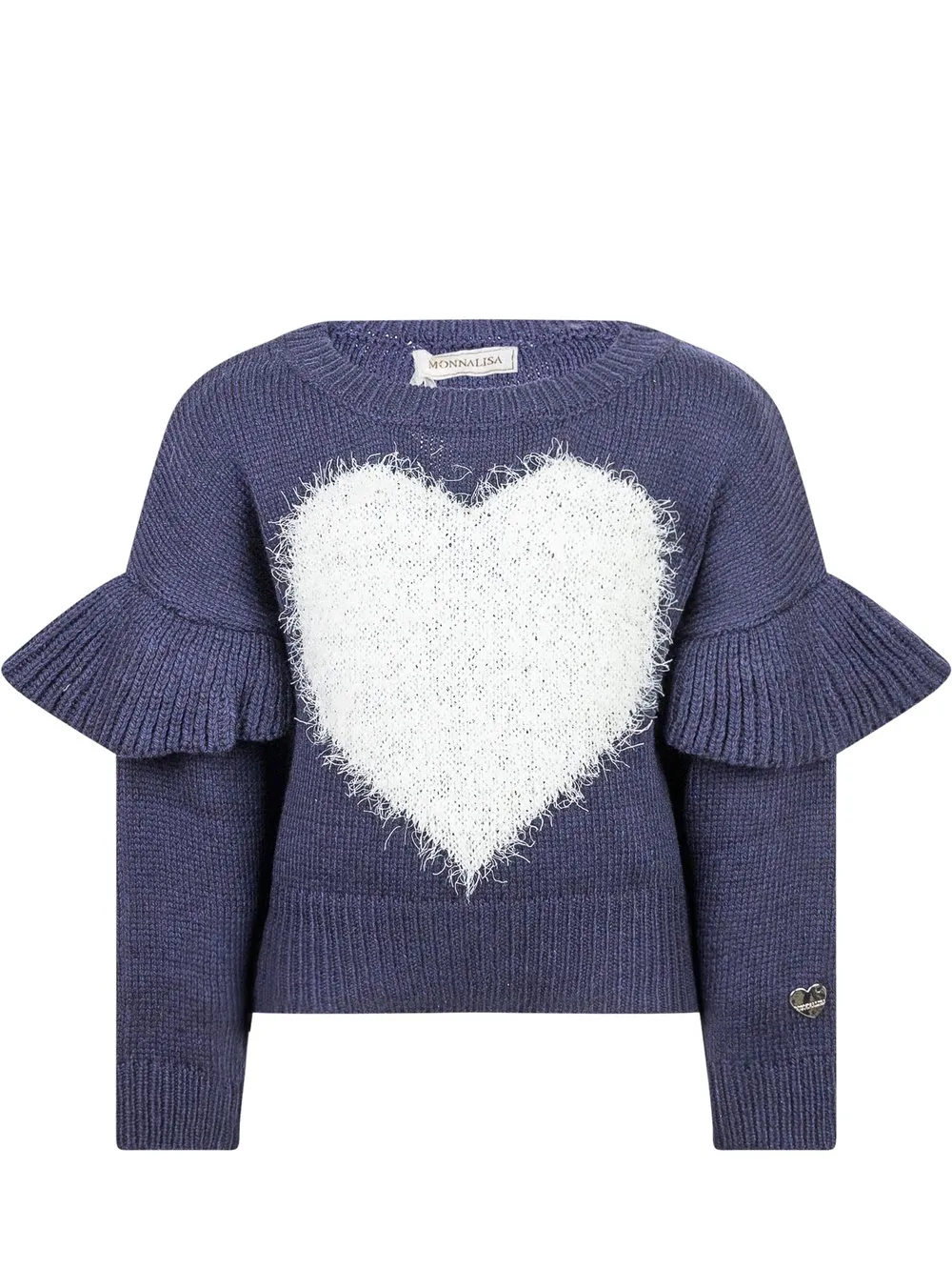 Sweater with Inlay Heart