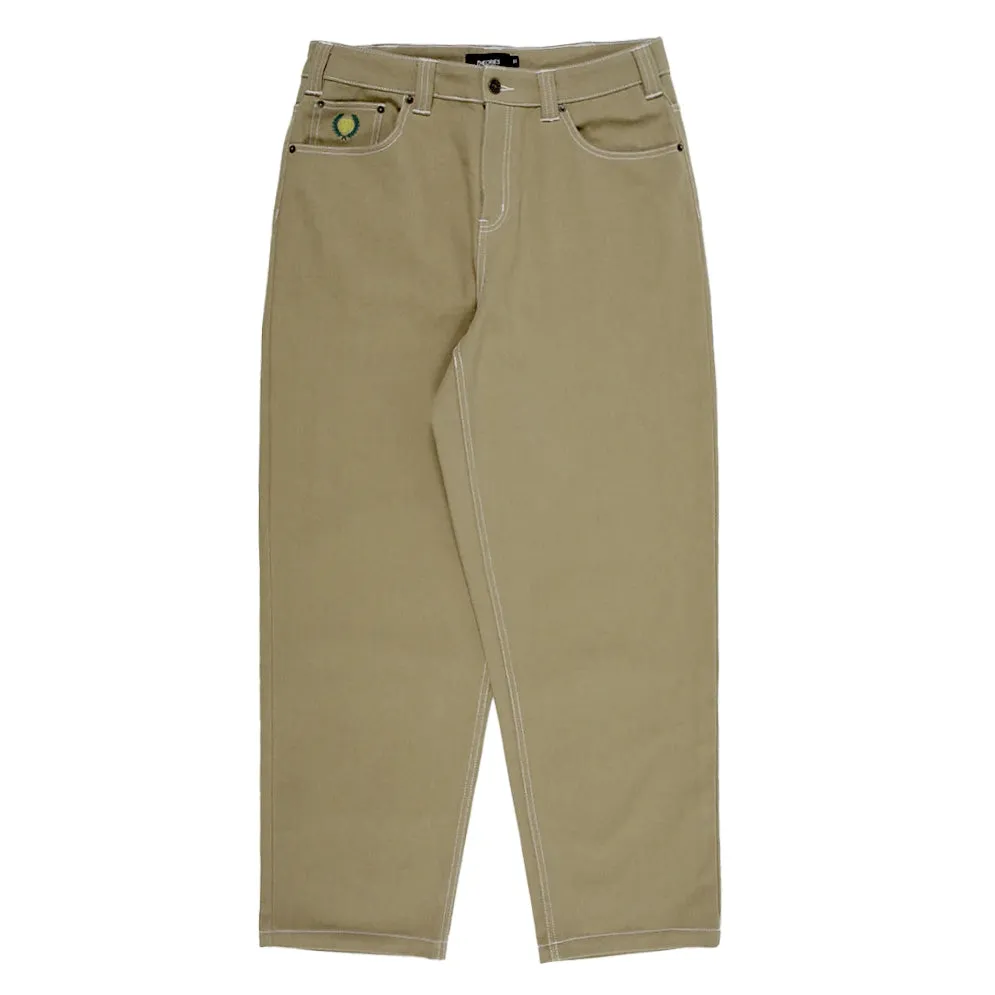 Theories Of Atlantis Plaza Jeans (Khaki Contrast Stitch)