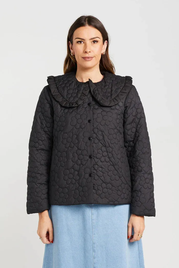 Thing Thing Remark Jacket - Black Flora