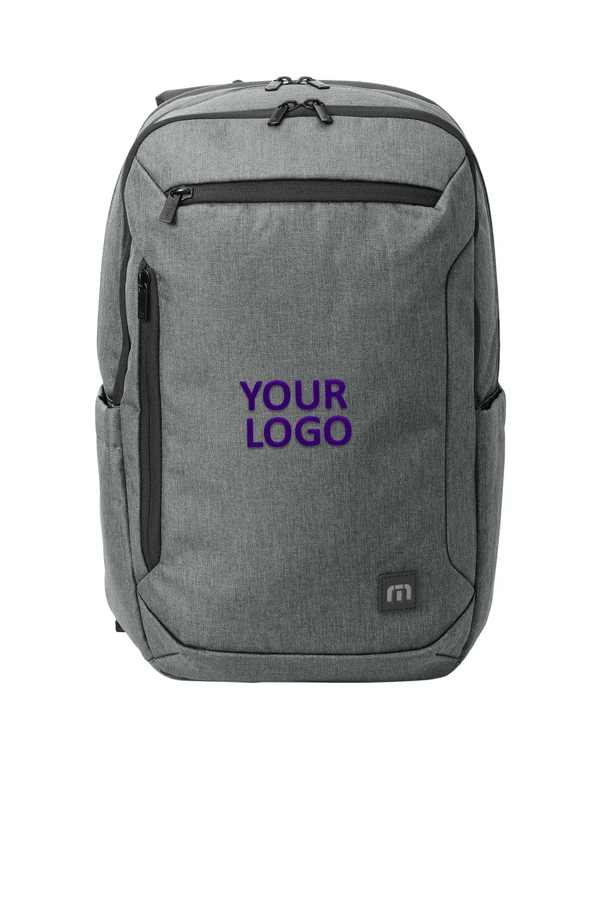 TravisMathew Duration Branded Backpacks, Graphite Heather