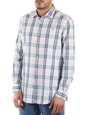 U.S. Polo Assn. Camicia Uomo 66191 53416 Verde blu