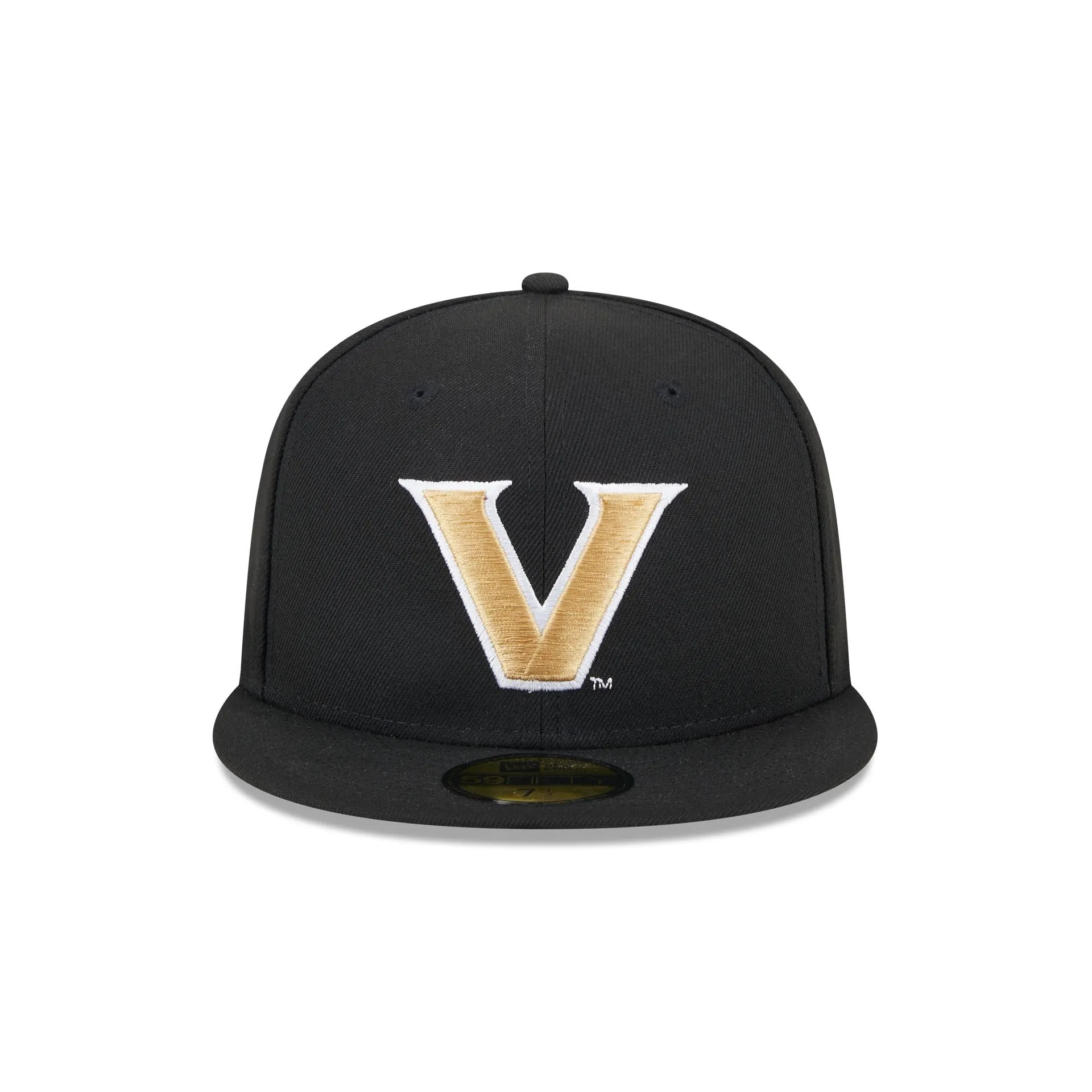 Vanderbilt Commodores Black 59FIFTY Fitted Hat