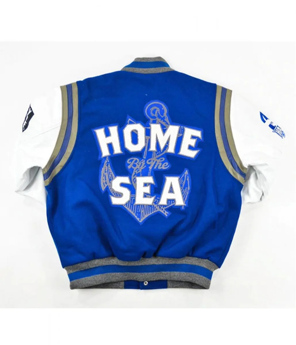 Varsity Hampton University Motto 2.0 Royal Blue Jacket