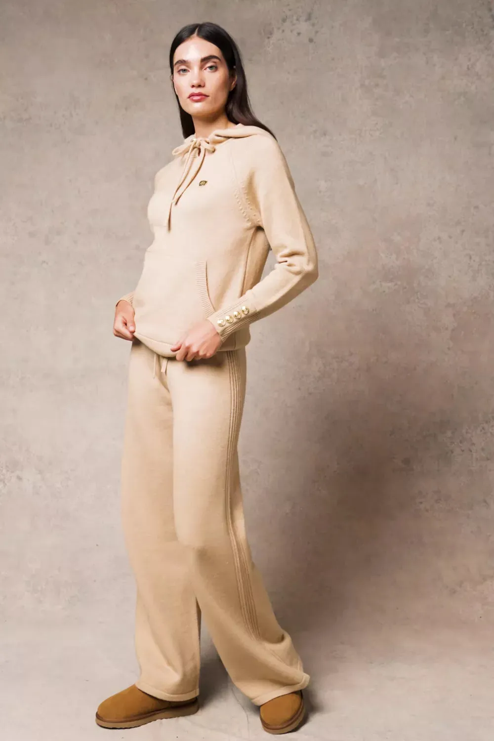 Verbier Wide Leg Pant (Light Camel)