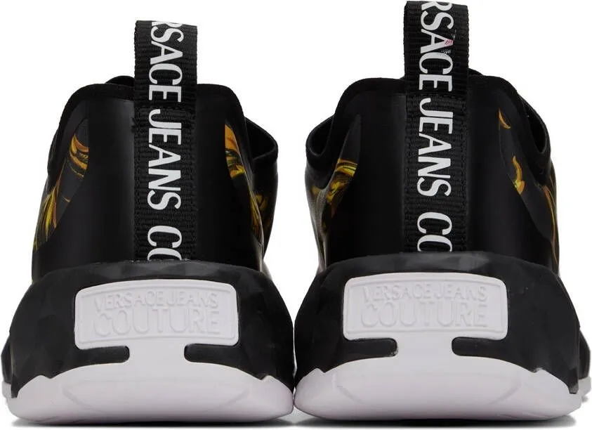 Versace Jeans Couture Black Regalia Baroque Atom Sneakers