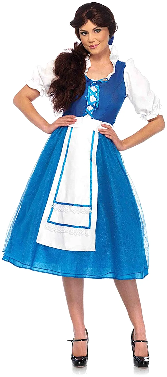 Village Beauty Belle Dress Costume Women's Ladies Small