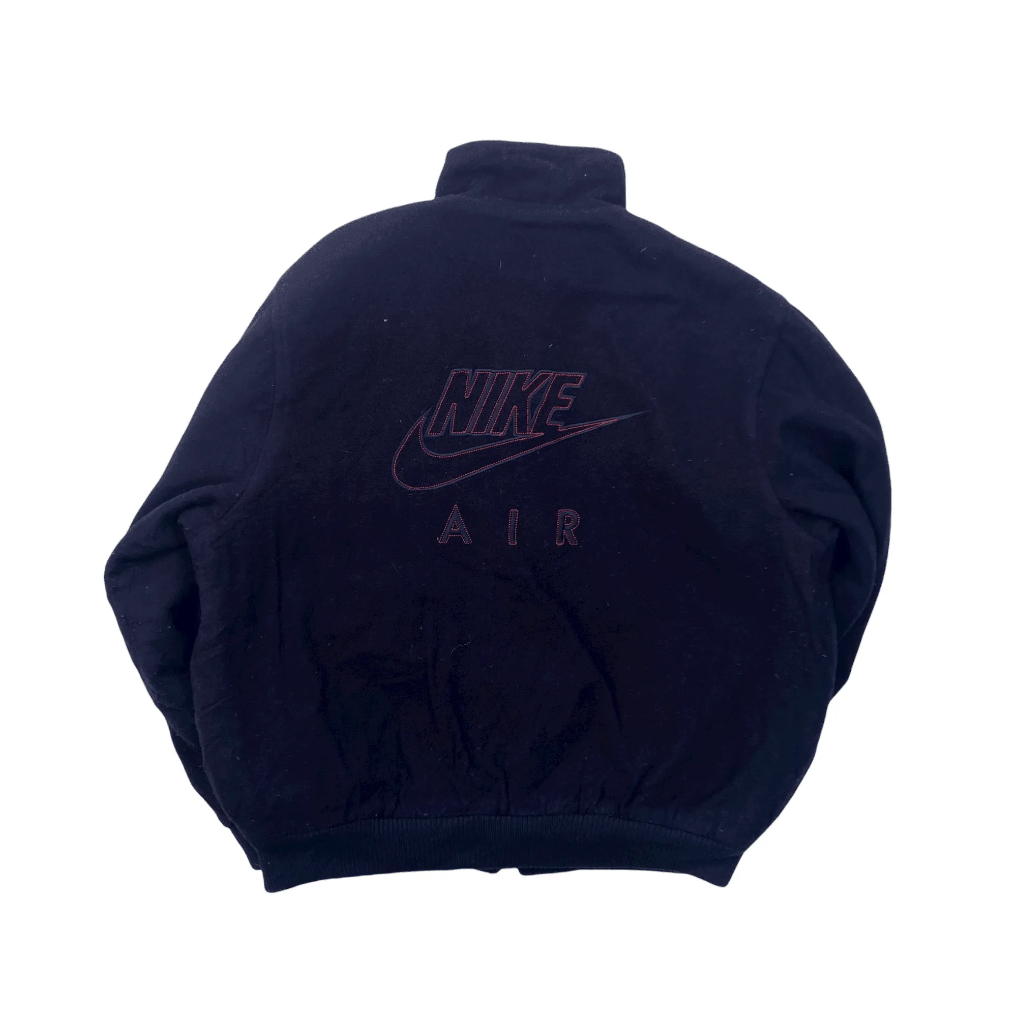 Vintage 90s Navy Blue Nike Air Varsity Jacket - Medium