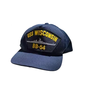 Vintage U.S. Navy USS Wisconsin Hat