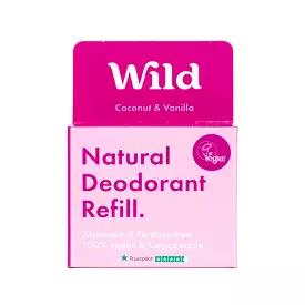 Wild | Natural Deodorant Refill | Coconut and Vanilla