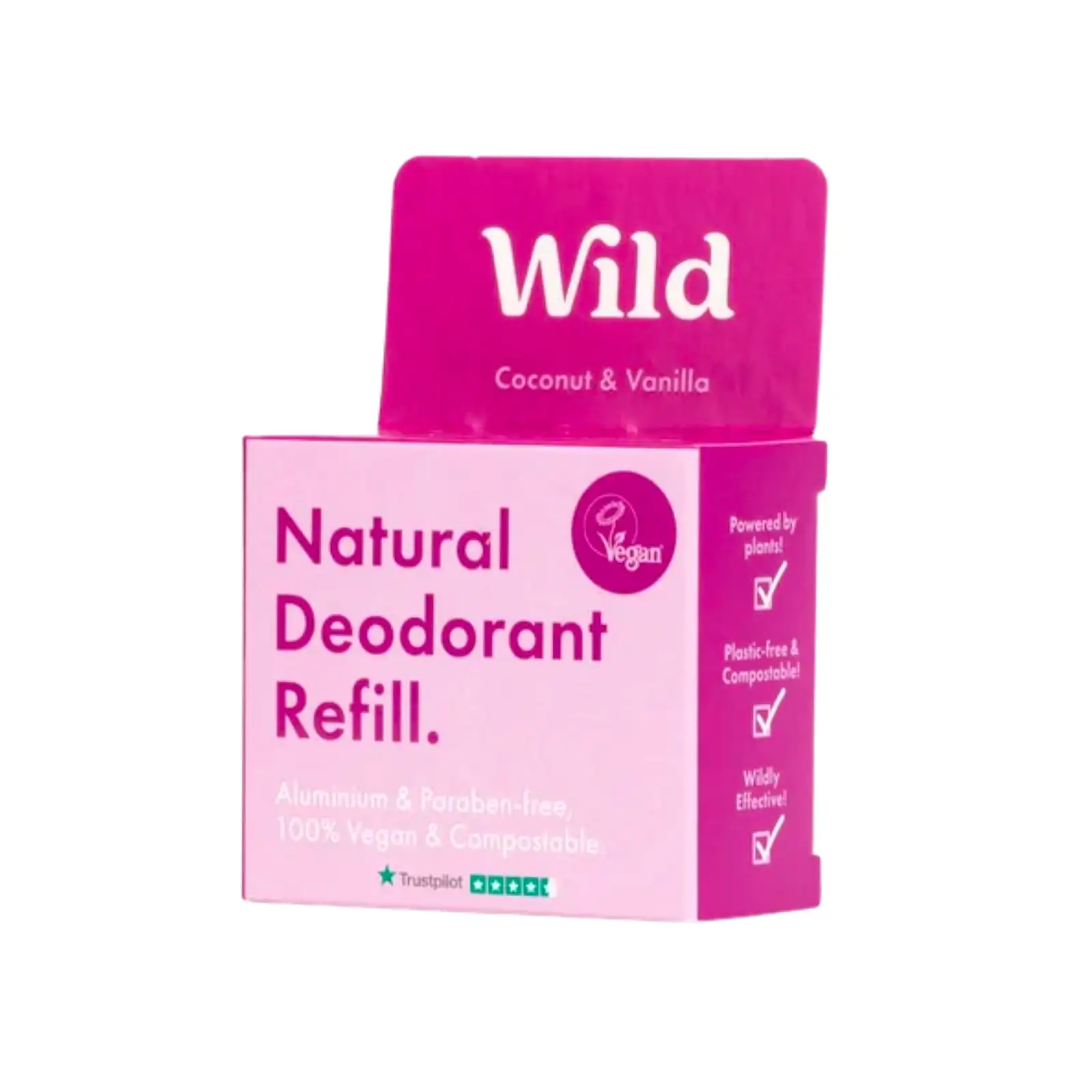 Wild | Natural Deodorant Refill | Coconut and Vanilla