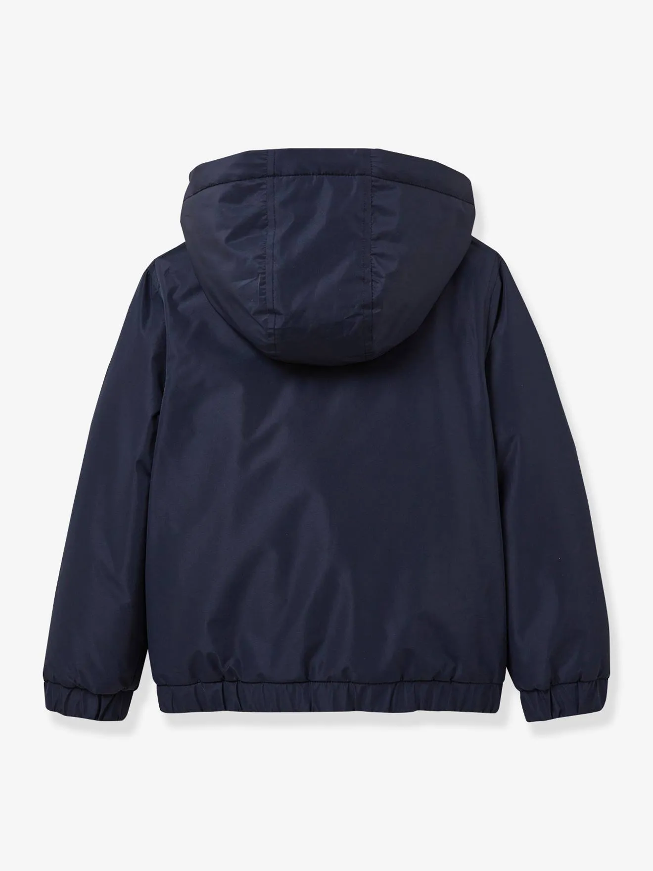 Windcheater Jacket Lined in Sherpa, by CYRILLUS - navy blue