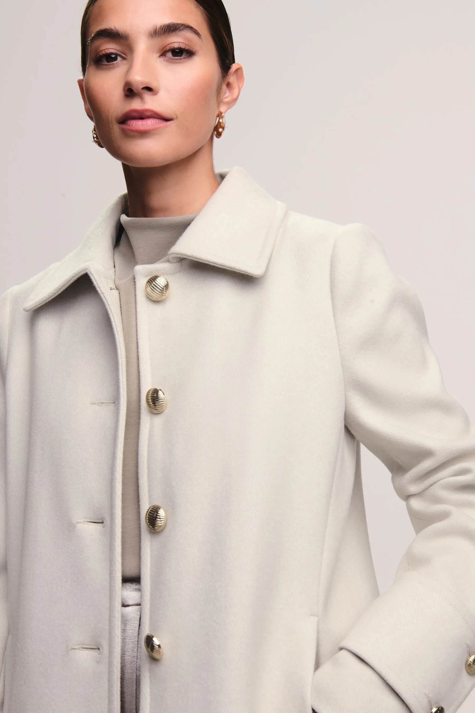 Winter White Dolly Coat