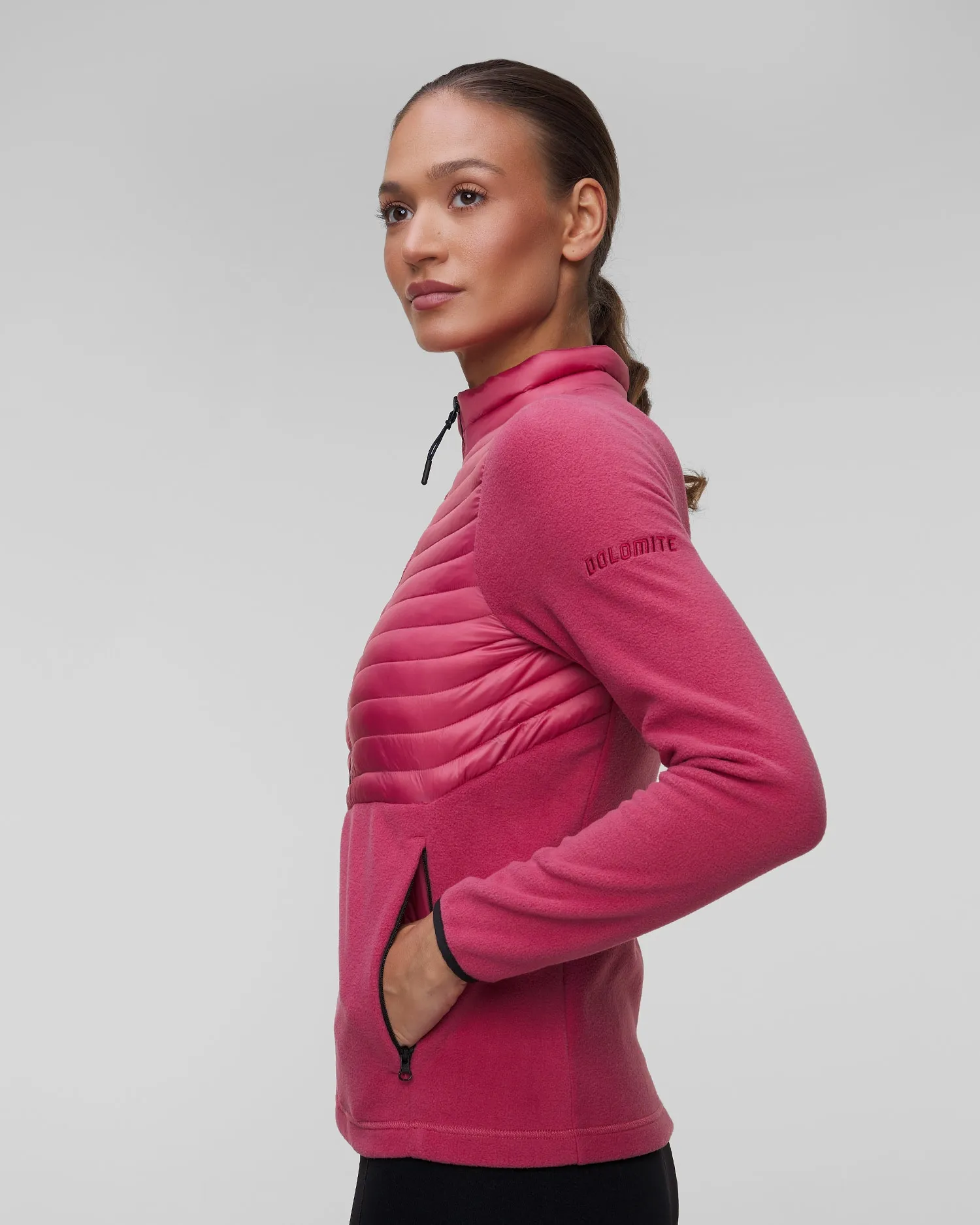 Women’s pink jacket Dolomite Cristallo Hyb 411714-1532