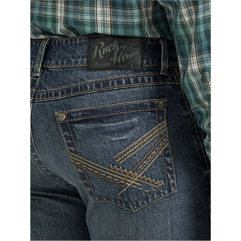 Wrangler Mens Rock 47 Straight Jeans | Fool Hearted