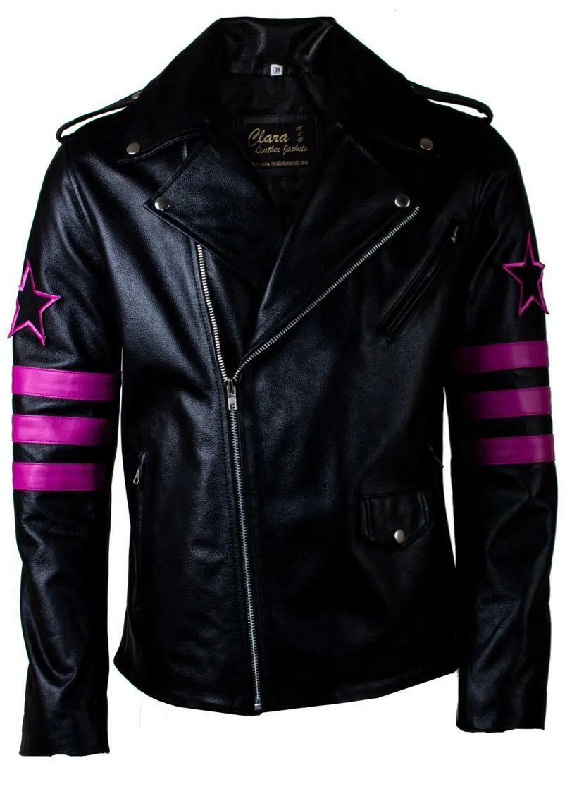 WWE Bret Hitman Hart Leather Jacket - Famous Jackets