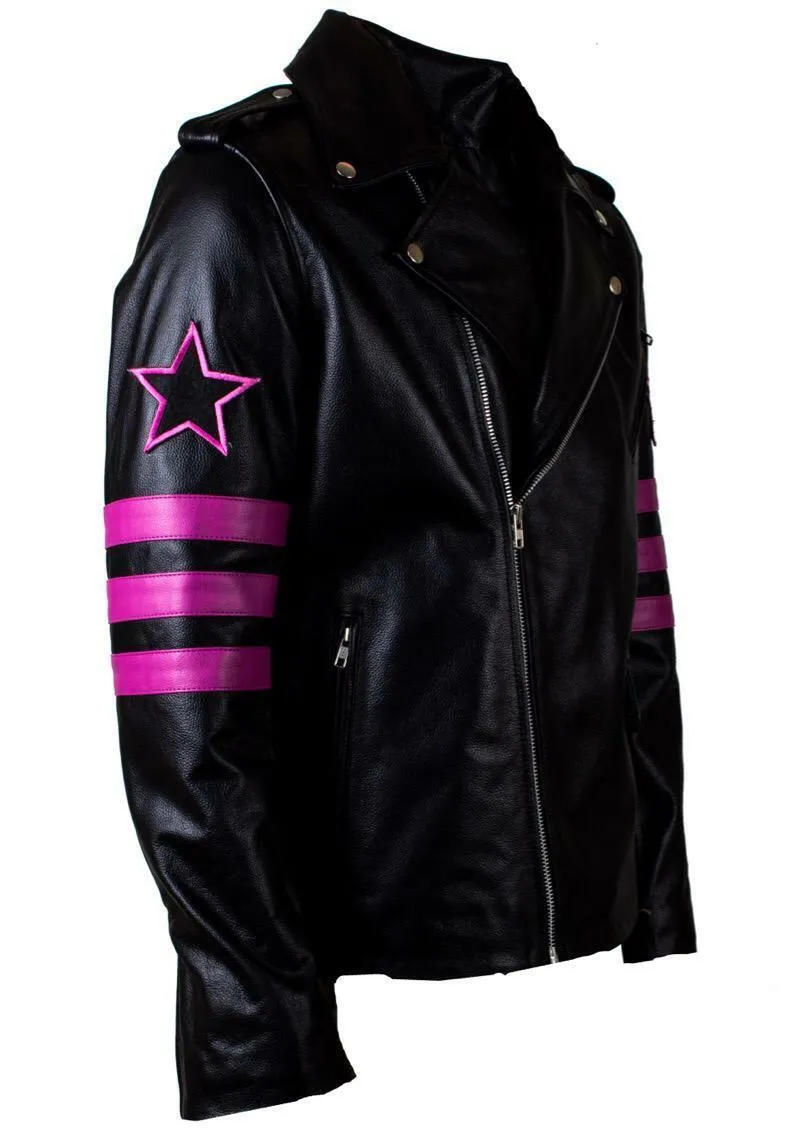 WWE Bret Hitman Hart Leather Jacket - Famous Jackets