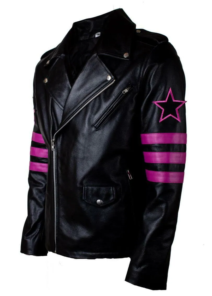 WWE Bret Hitman Hart Leather Jacket - Famous Jackets