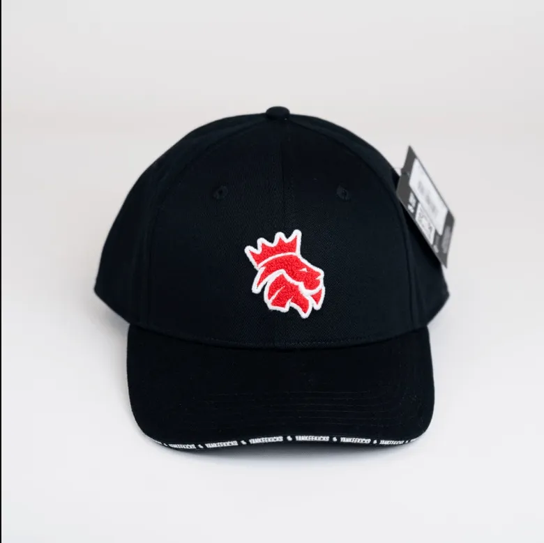 YK Spin Chenille Adjustable Hat Black