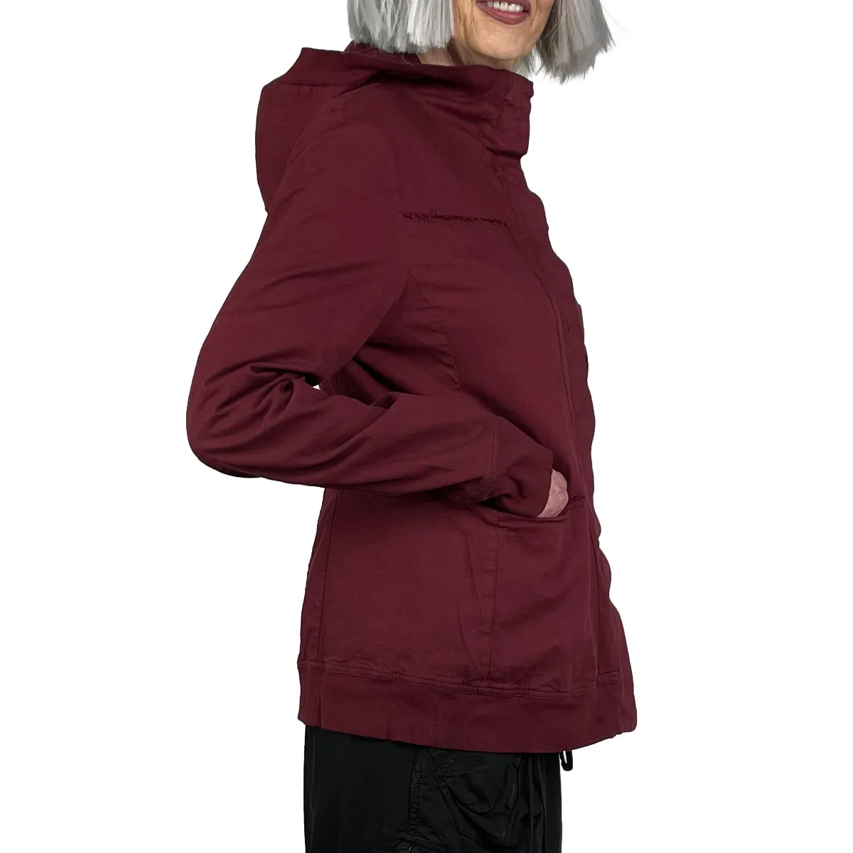 ZIP POCKETS HOODED JACKET